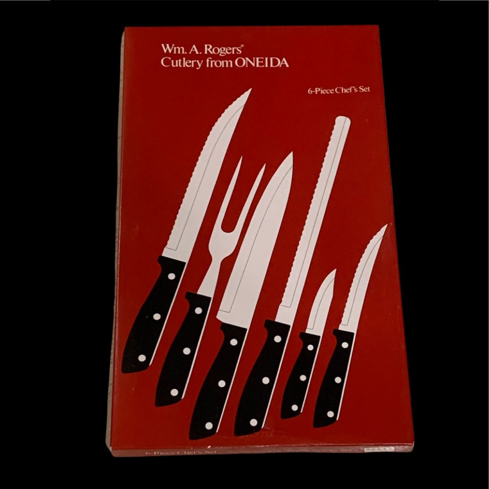 Vintage Rogers/Oneida -6 Piece Chef’s Cutlery Set